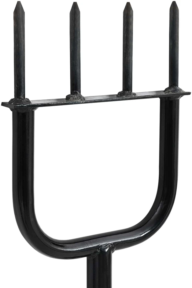 Žolės aeratorius Juodas 95 x 27 cm Plastmasė