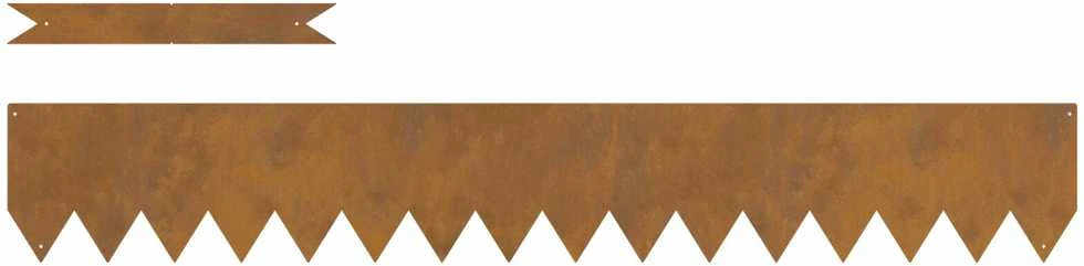 Vejo kraštas 50 vnt. 100 x 0,05 x 15 cm Rūdijanti