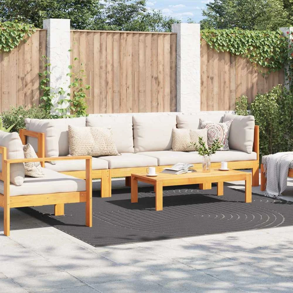 us ir lauko kilimas PALMERAS Antracitas 240 x 240 cm
