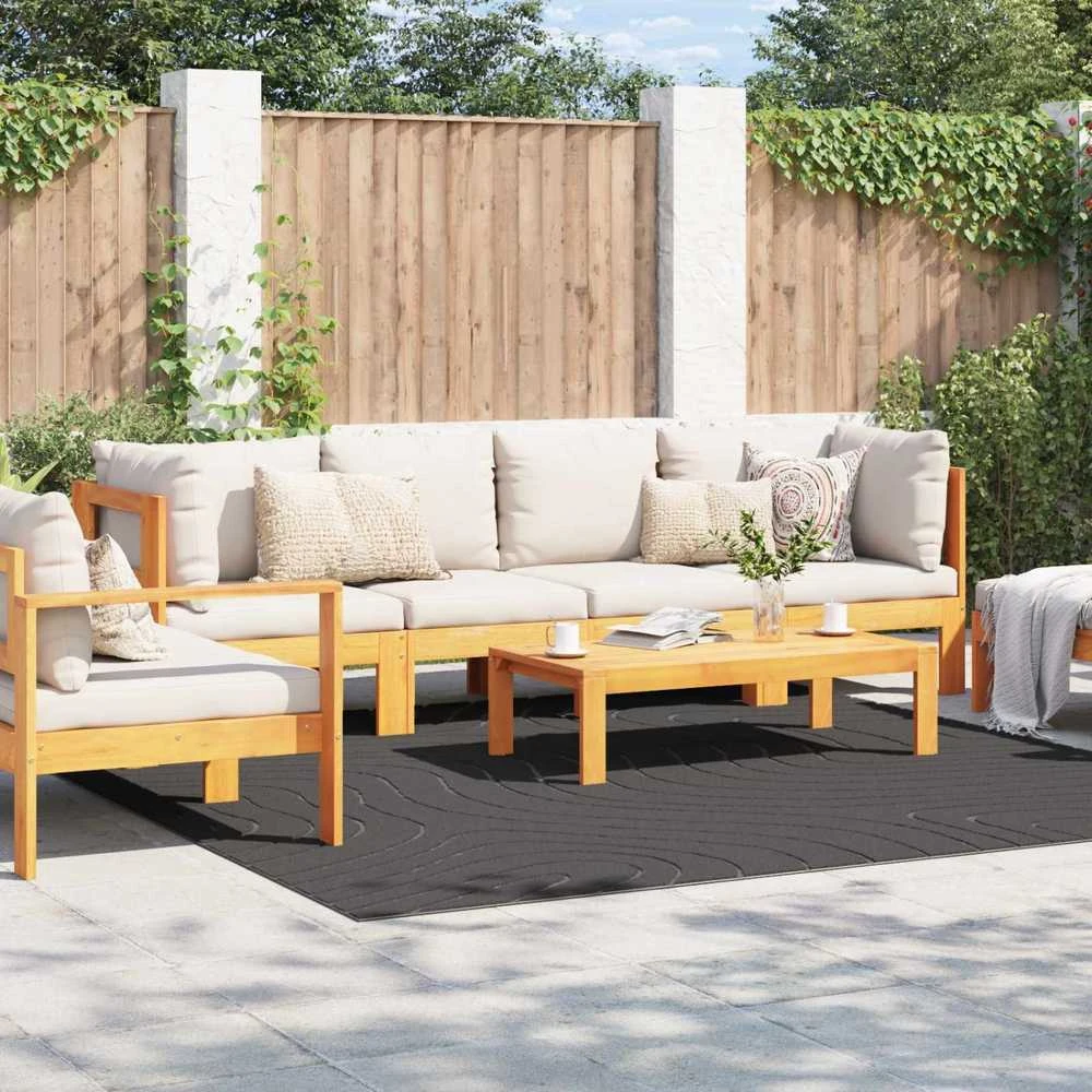 us ir lauko kilimas PALMERAS Antracitas 240 x 240 cm
