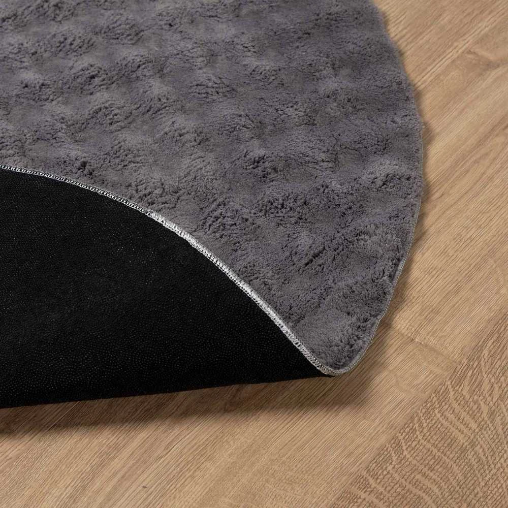 Zoninės kiliminės dangos SIROLO Antracito Ø 120 CM Poliesteris