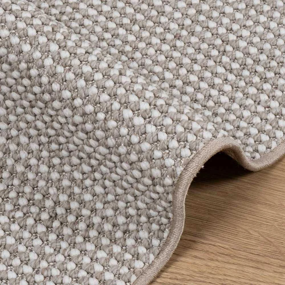 Vidinis kilimas LUGO Kremas ir Taupe 120 x 120 cm Poliesteris