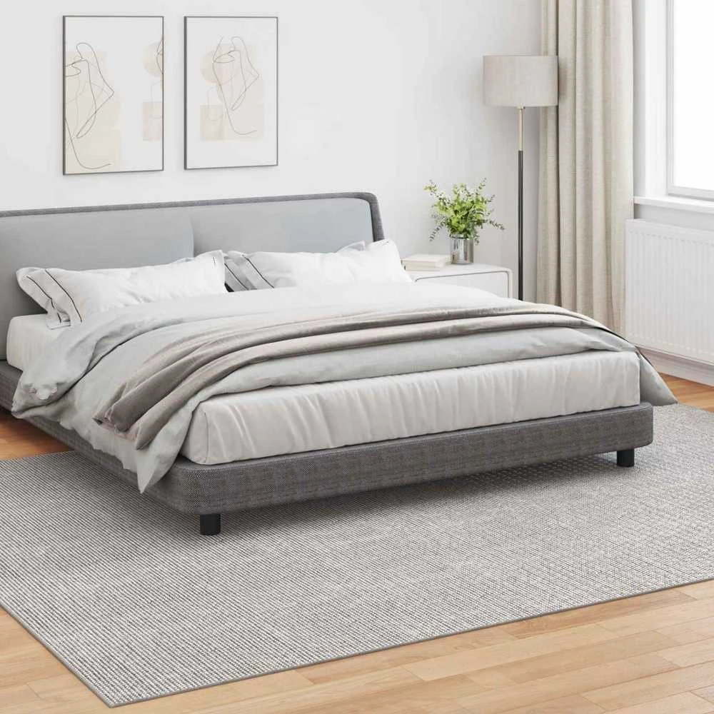 Vidinis kilimas LUGO Kremas ir pilka 280 x 200 cm Poliesteris