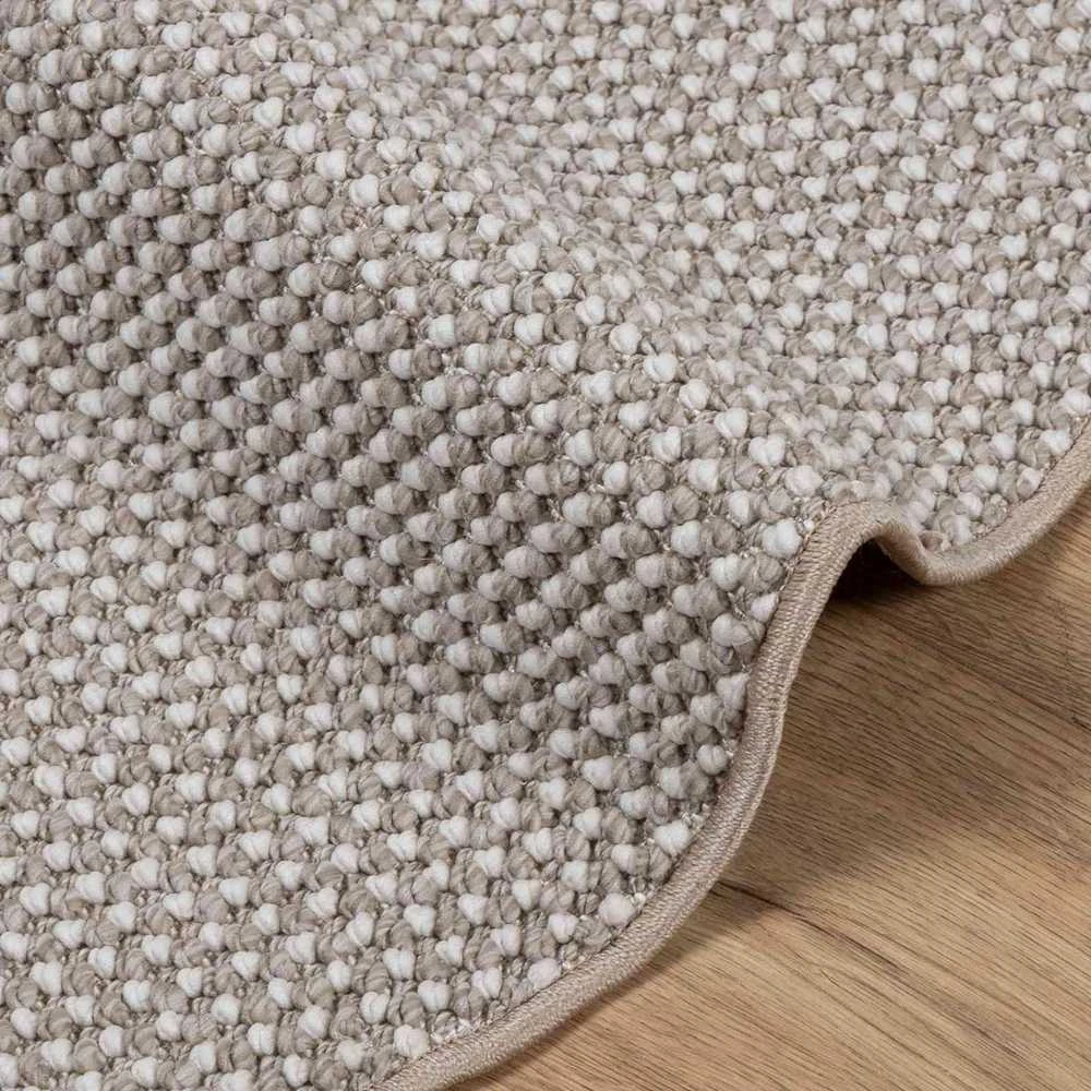 Vidinis kilimas LUGO Kremas ir Taupe Ø 120 CM Poliesteris