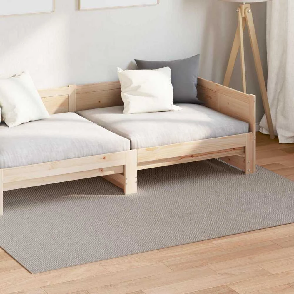 Vidinis kilimas LUGO Kremas ir Taupe 200 x 140 cm Poliesteris