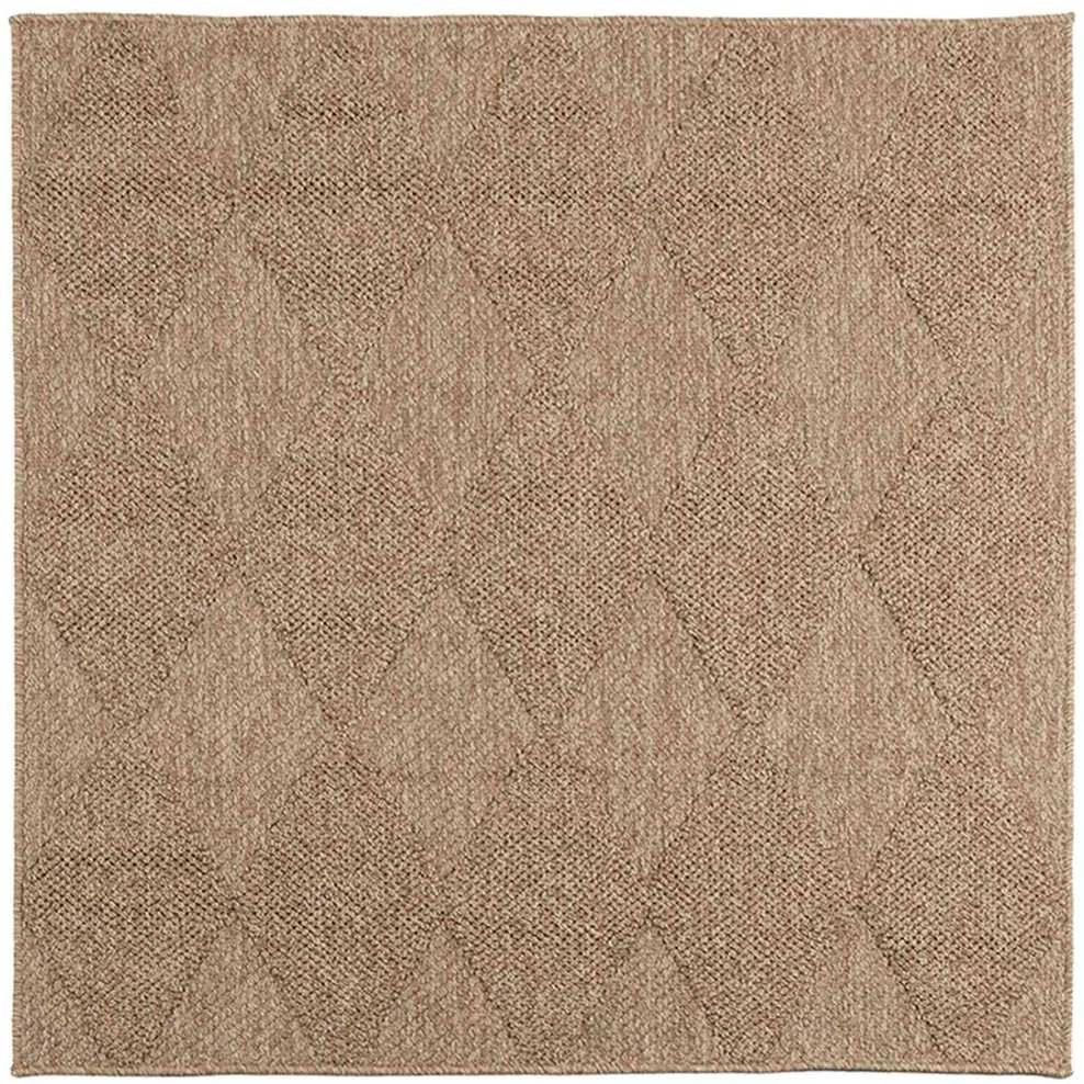 us ir lauko kilimas AGIRA Natūrali 120 x 120 cm Poliesteris