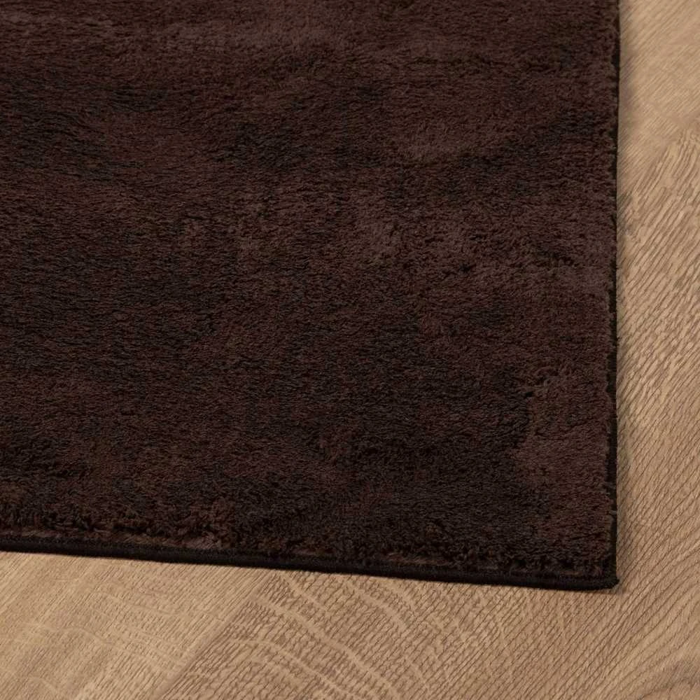 Vidutinio plauko minkštas ir plaunamas kilimas HUARTE Ruda