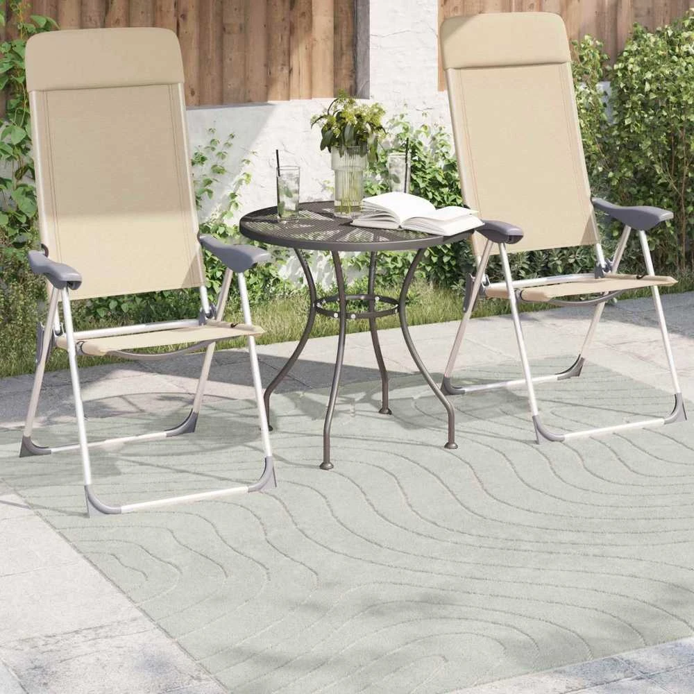 us ir lauko kilimas PALMERAS Žalia 120 x 120 cm Poliesteris