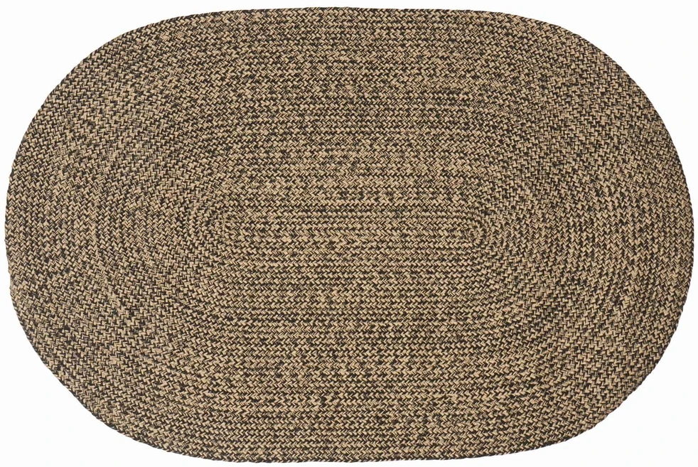 Zoninės kiliminės dangos Juoda 100 x 152 cm Džiutas