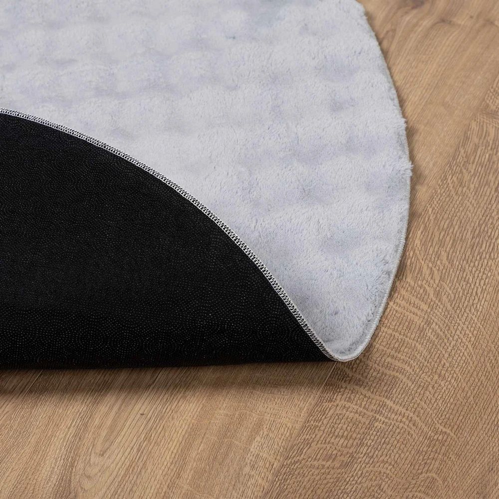 Zoninės kiliminės dangos SIROLO Pilka Ø 120 CM Poliesteris