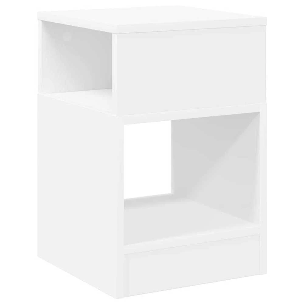 Žurnalinis staliukas Balta 30,5 x 30 x 45 cm Apdirbta mediena
