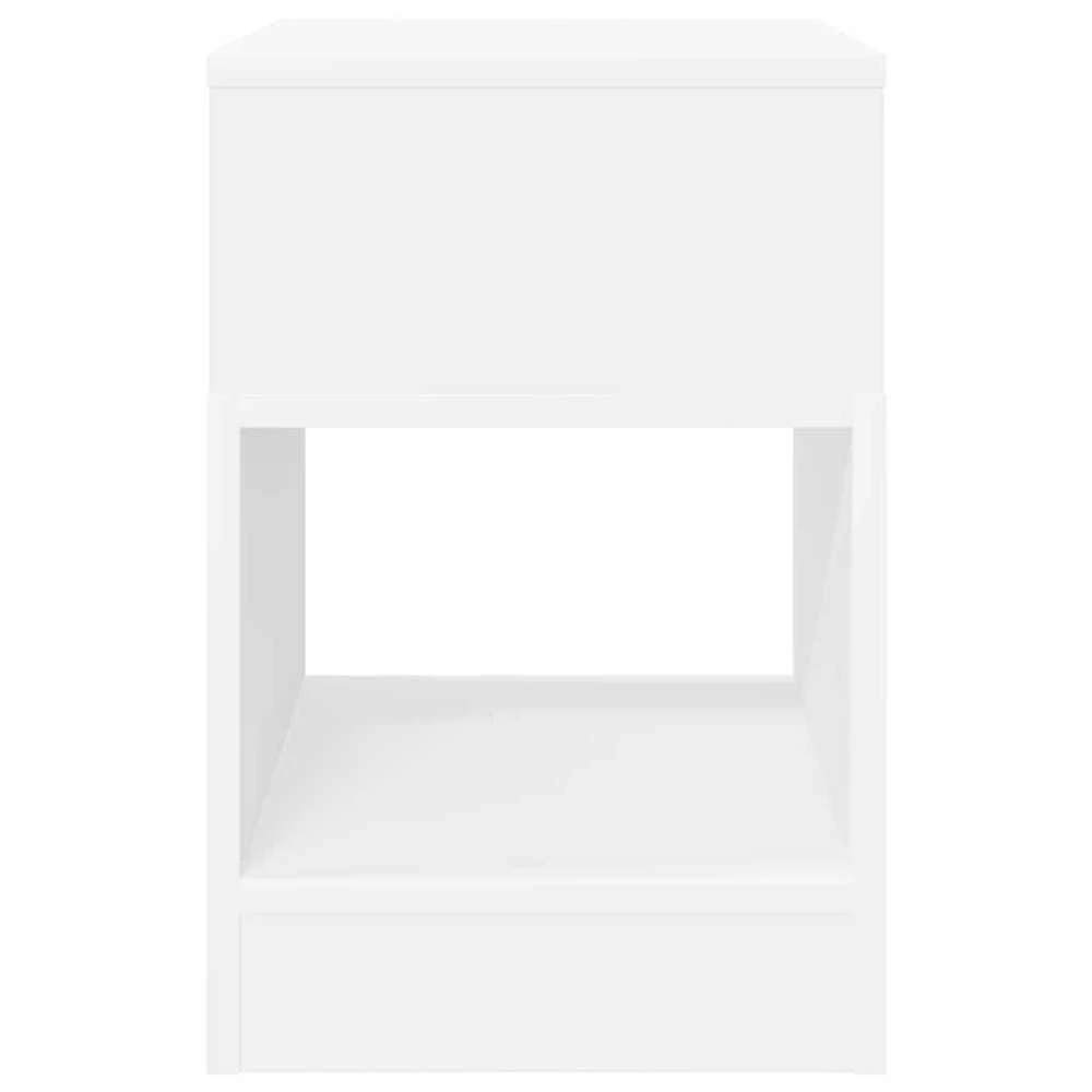 Žurnalinis staliukas Balta 30,5 x 30 x 45 cm Apdirbta mediena