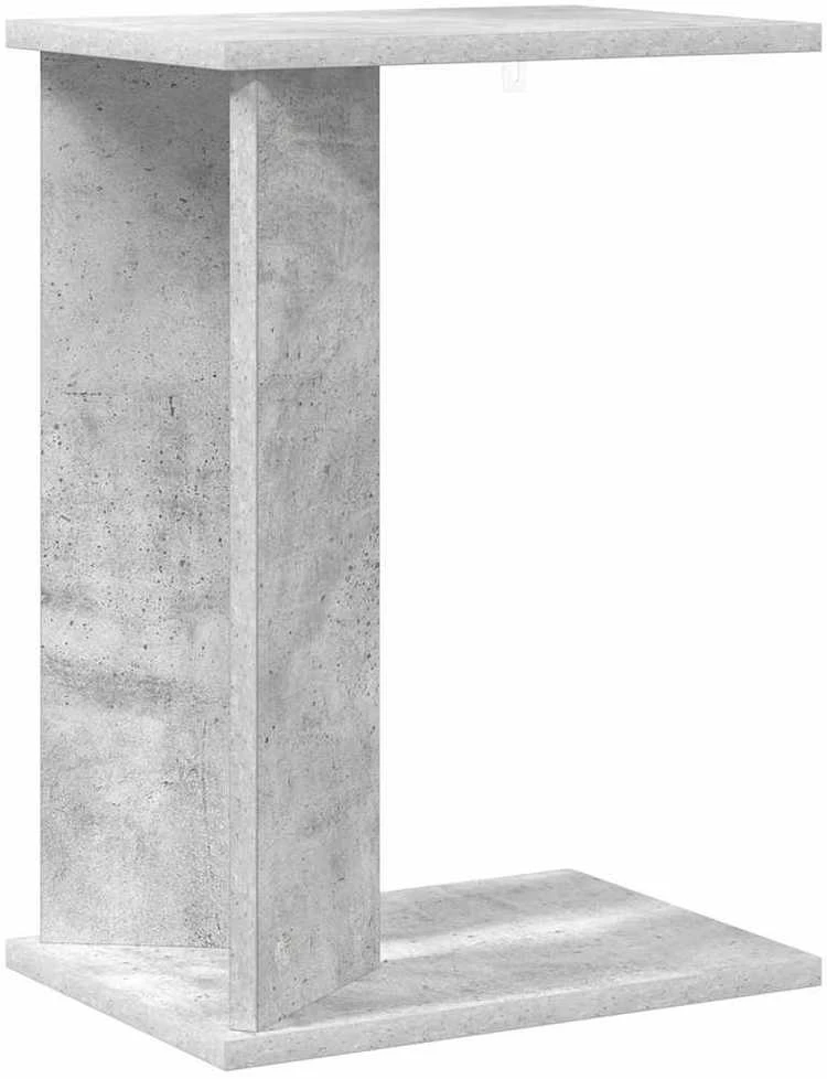 Žurnalinis staliukas Betono pilka 35 x 25 x 50 cm