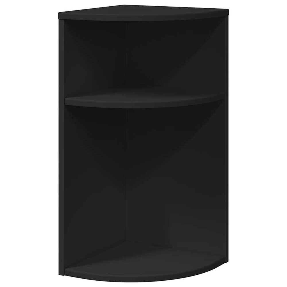 Žurnalinis staliukas Juoda 29,6 x 29,6 x 60 cm Apdirbta mediena