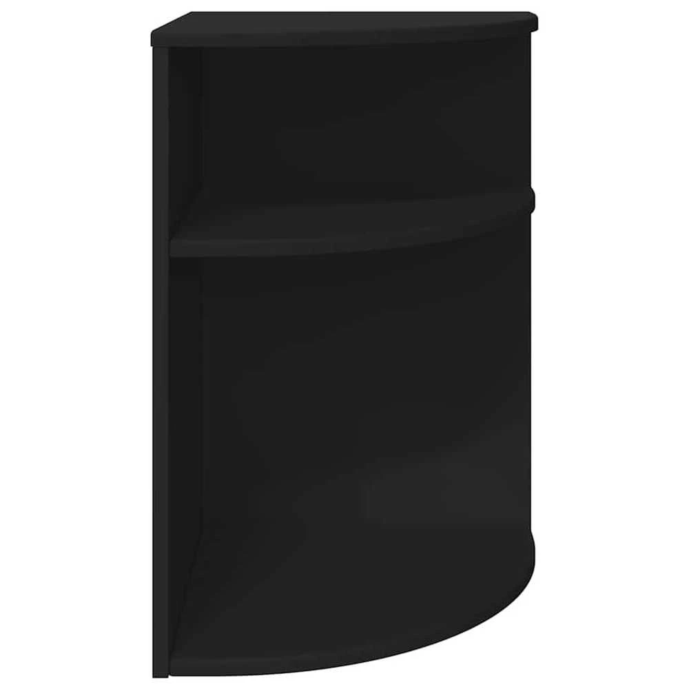 Žurnalinis staliukas Juoda 39,7 x 39,7 x 60 cm Apdirbta mediena