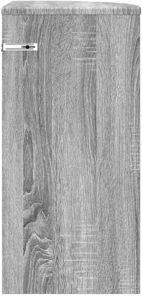 Žurnalinis staliukas Pilkas Sonoma 29,6 x 29,6 x 60 cm