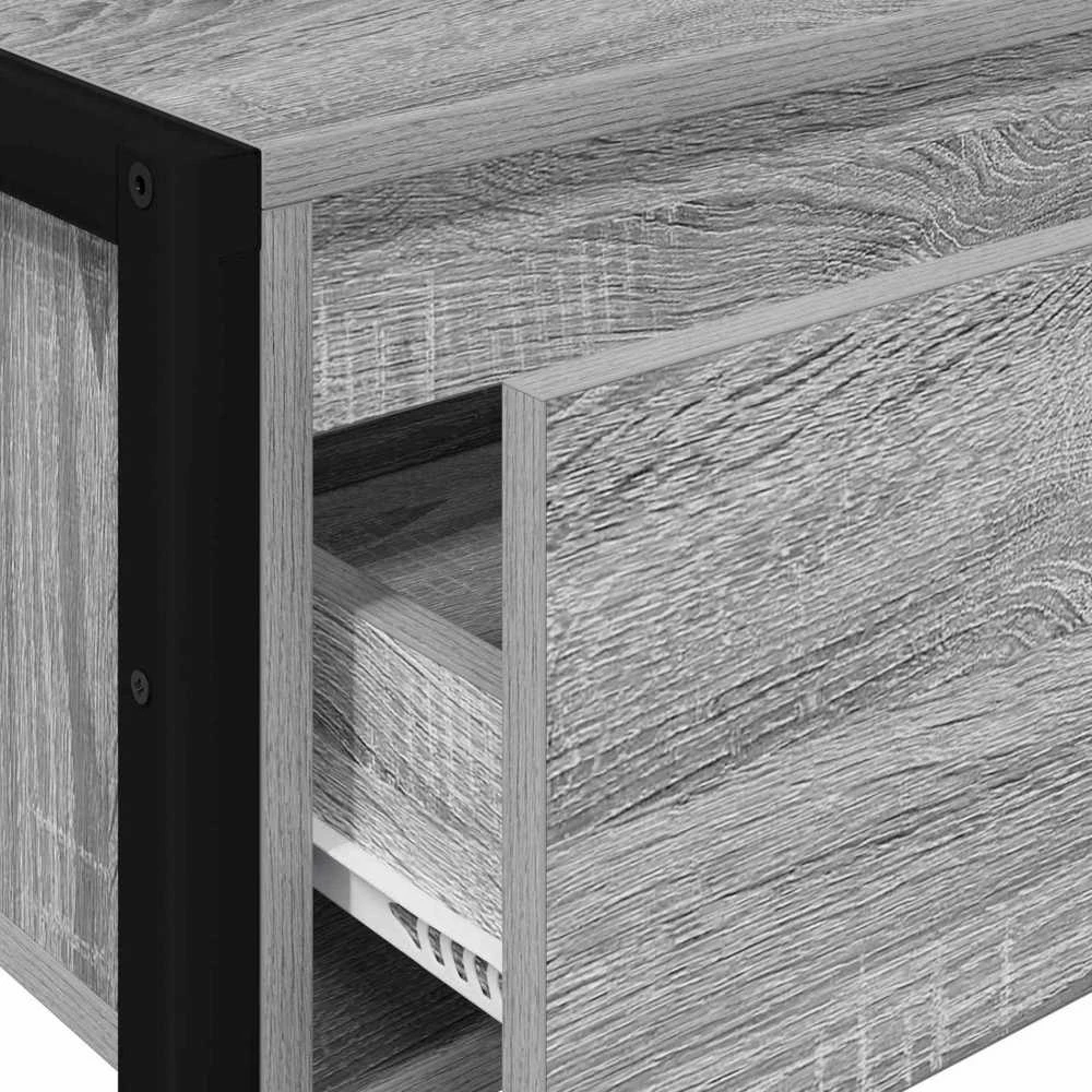 Žurnalinis staliukas Pilkas Sonoma 100 x 36 x 75 cm