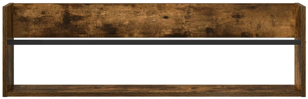 Žurnalų stovas 2 vnt. Rūkyta ąžuolas 100 x 12 x 30 cm