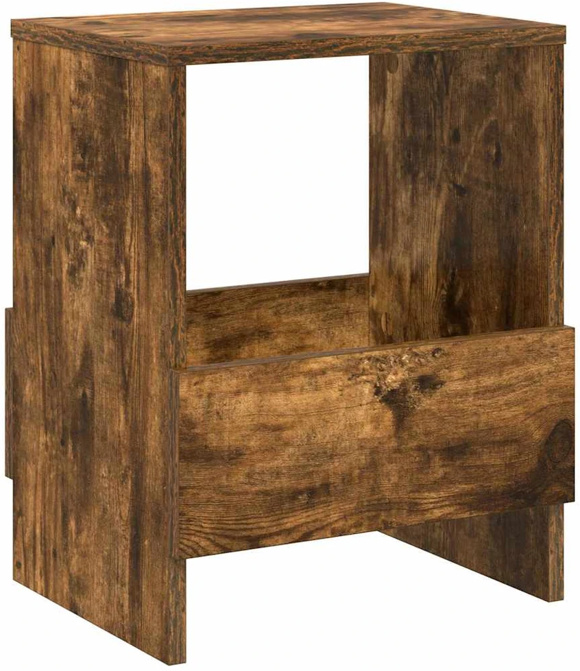 Žurnalų stovas 2 vnt. Rūkyta ąžuolas 35 x 30 x 45 cm
