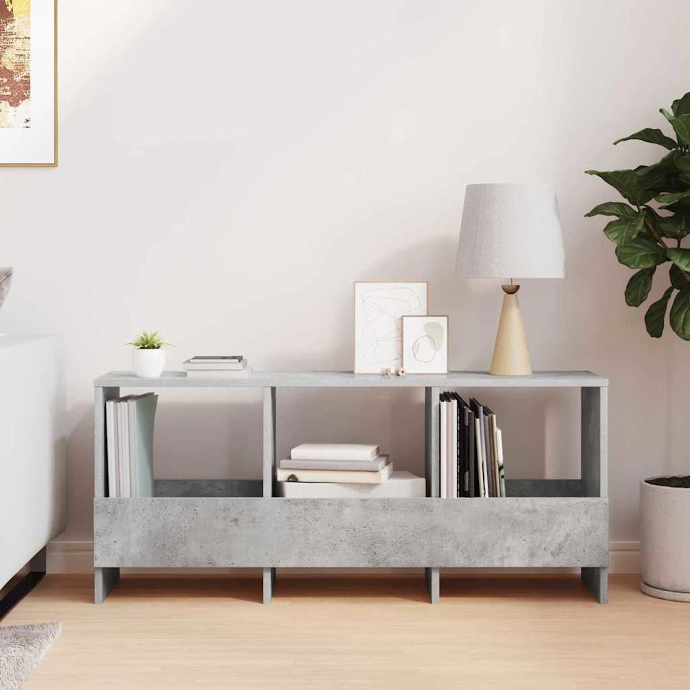 Žurnalų stovas Betono pilka 102 x 30 x 45 cm