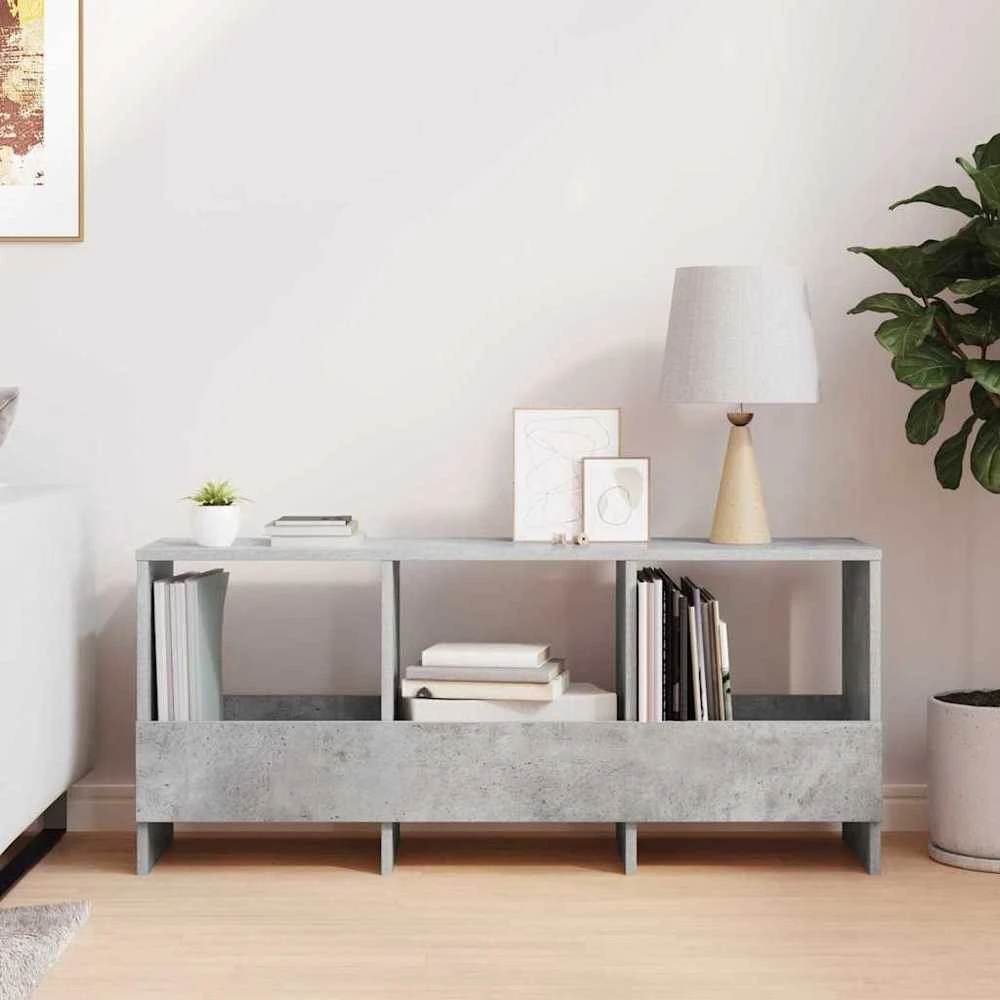 Žurnalų stovas Betono pilka 102 x 30 x 45 cm