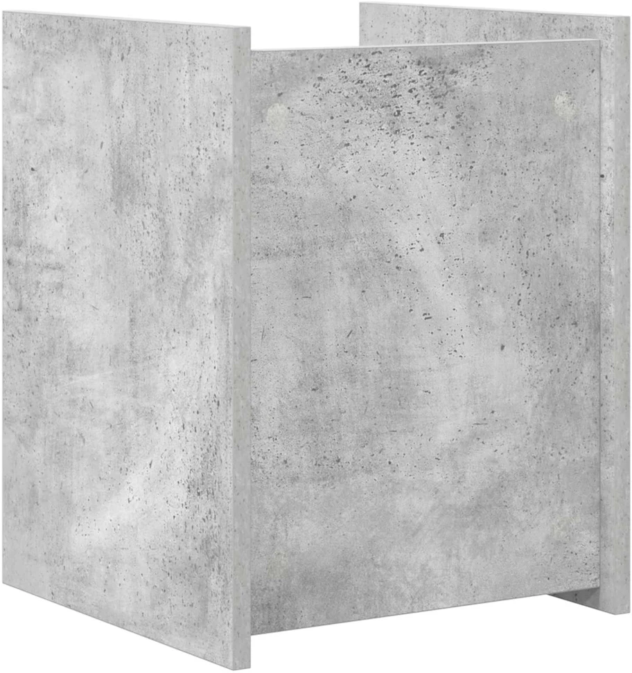 Žurnalų stovas Betono pilka 35 x 35 x 45 cm Apdirbta mediena