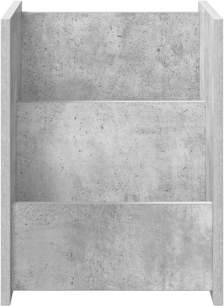 Žurnalų stovas Betono pilka 35 x 35 x 45 cm Apdirbta mediena