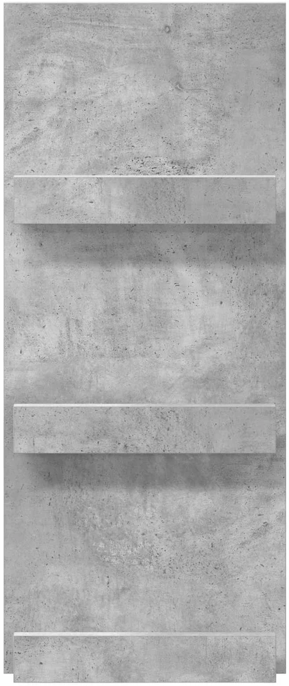 Žurnalų stovas Betono pilka 43 x 11 x 102 cm Apdirbta mediena