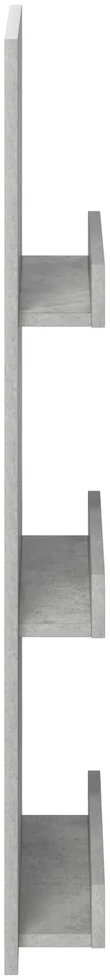 Žurnalų stovas Betono pilka 43 x 11 x 102 cm Apdirbta mediena