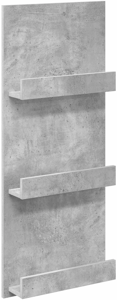Žurnalų stovas Betono pilka 43 x 11 x 102 cm Apdirbta mediena