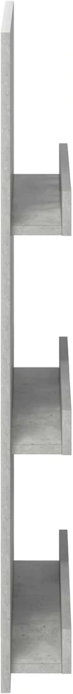 Žurnalų stovas Betono pilka 51 x 11 x 102 cm Apdirbta mediena