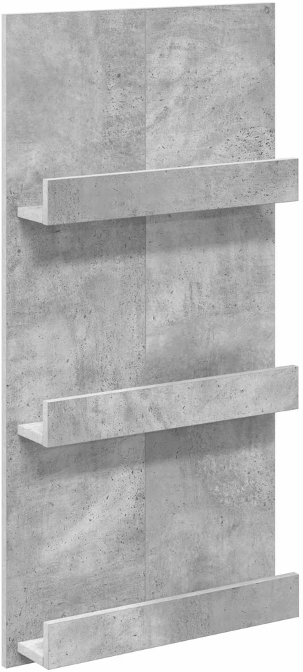 Žurnalų stovas Betono pilka 51 x 11 x 102 cm Apdirbta mediena