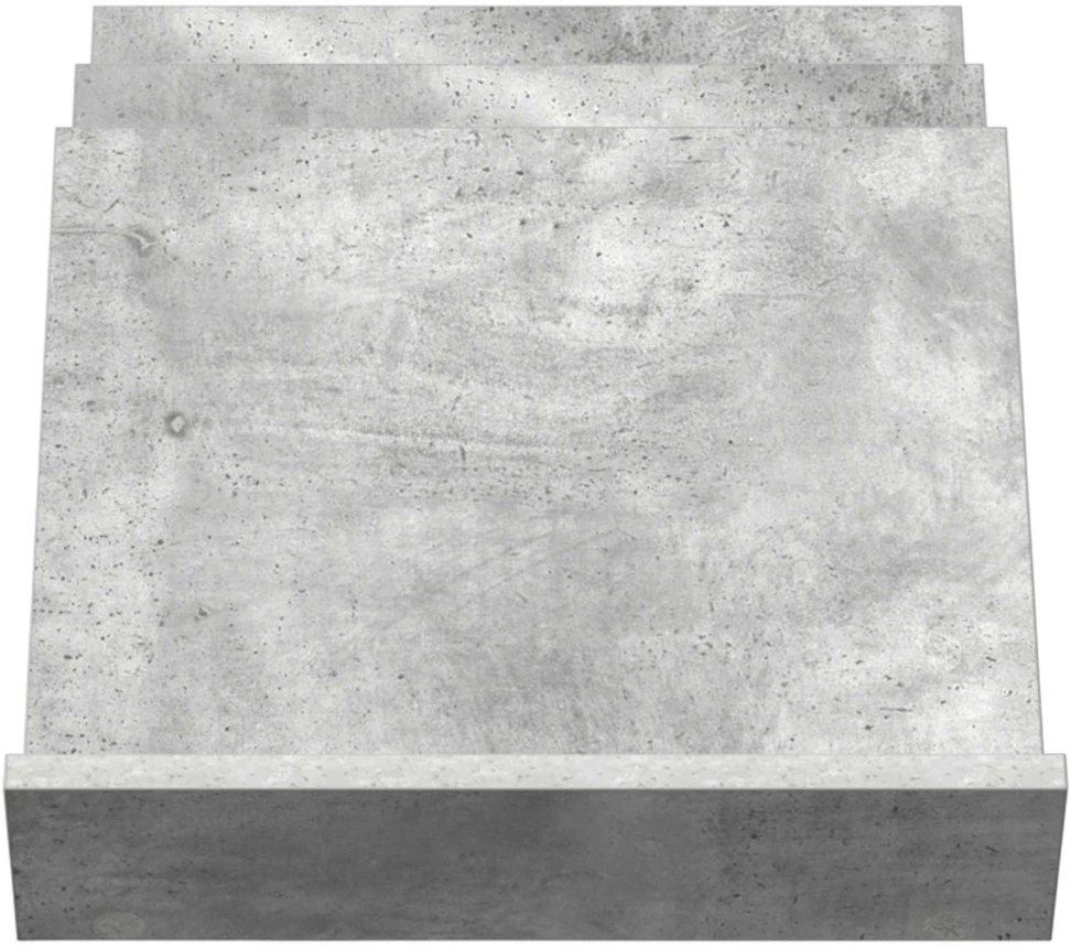Žurnalų stovas Betono pilka 53 x 40 x 28,5 cm Apdirbta mediena