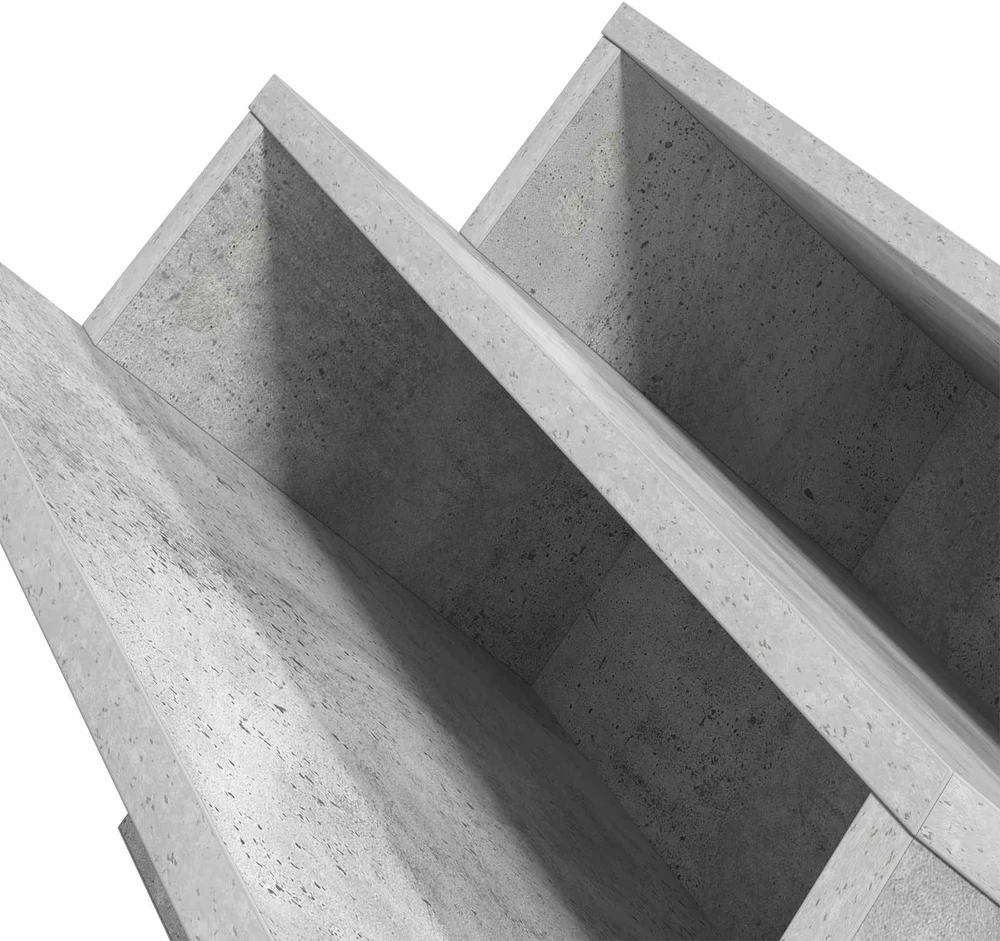 Žurnalų stovas Betono pilka 65 x 53 x 28,5 cm Apdirbta mediena