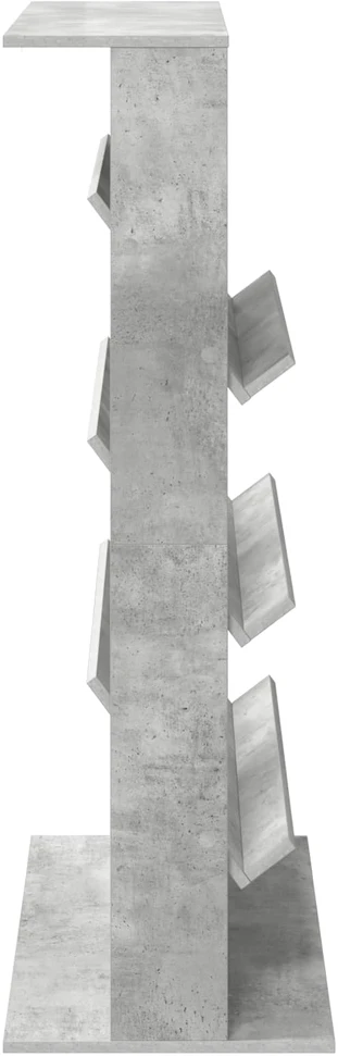 Žurnalų stovas Betono pilka 70 x 41 x 126 cm Apdirbta mediena