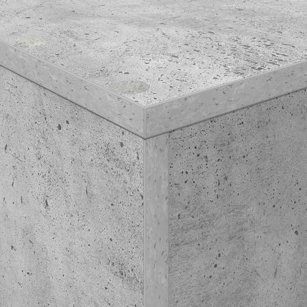 Žurnalų stovas Betono pilka 70 x 41 x 126 cm Apdirbta mediena
