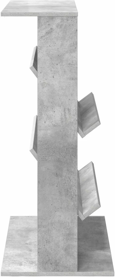 Žurnalų stovas Betono pilka 70 x 41 x 96 cm Apdirbta mediena