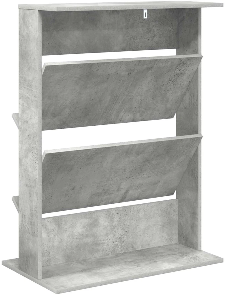 Žurnalų stovas Betono pilka 70 x 41 x 96 cm Apdirbta mediena