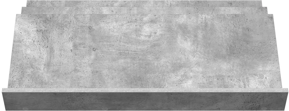 Žurnalų stovas Betono pilka 90 x 53 x 28,5 cm Apdirbta mediena