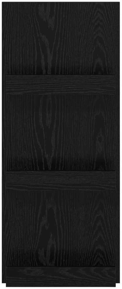 Žurnalų stovas Juodas ąžuolas 43 x 11 x 102 cm Apdirbta mediena