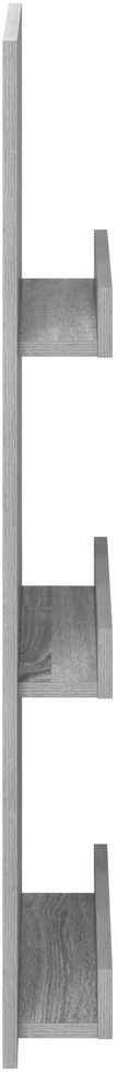 Žurnalų stovas Pilkas Sonoma 43 x 11 x 102 cm Apdirbta mediena