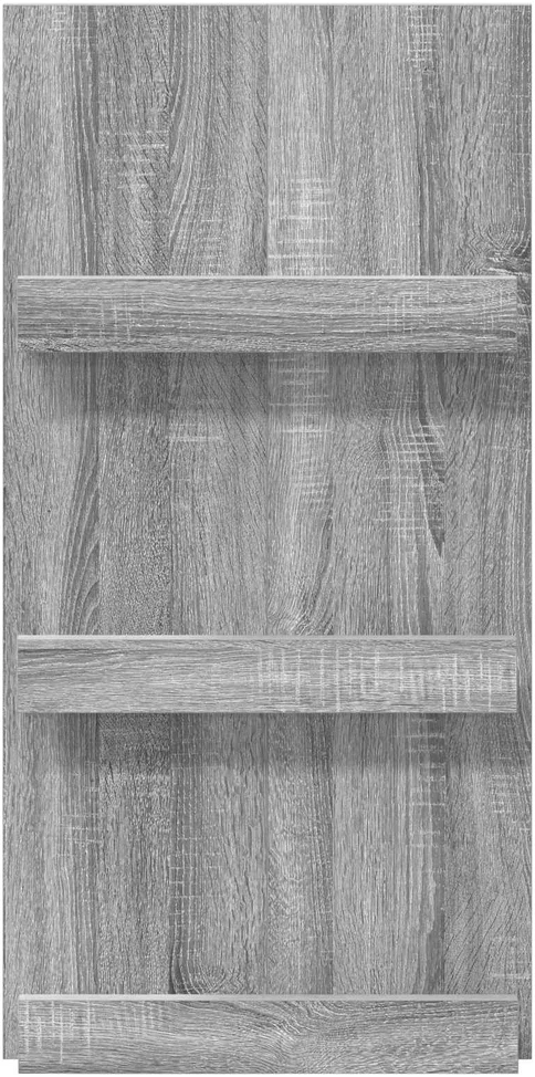 Žurnalų stovas Pilkas Sonoma 51 x 11 x 102 cm Apdirbta mediena