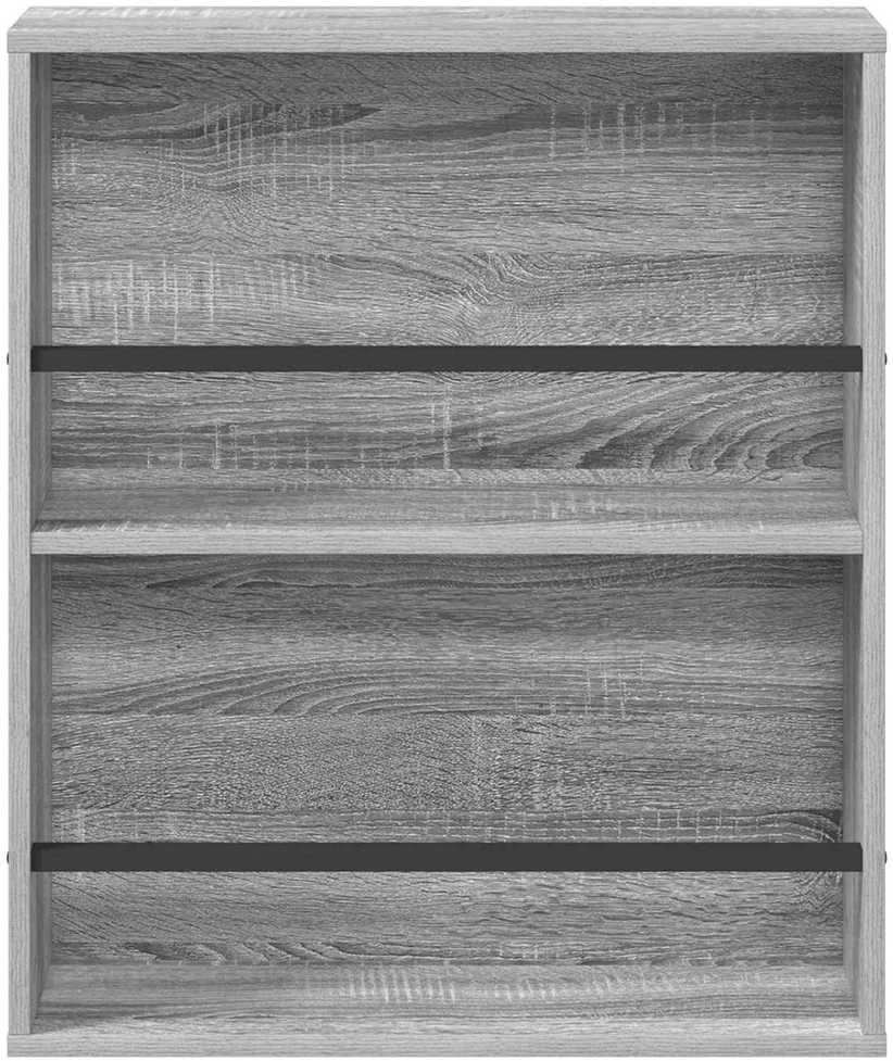 Žurnalų stovas Pilkas Sonoma 60 x 12 x 70 cm Apdirbta mediena