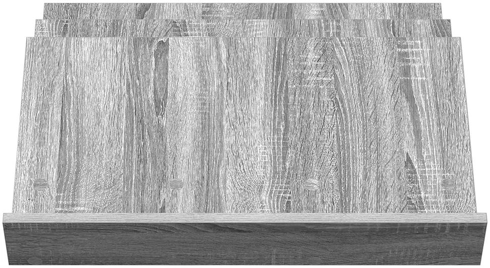 Žurnalų stovas Pilkas Sonoma 65 x 53 x 28,5 cm Apdirbta mediena
