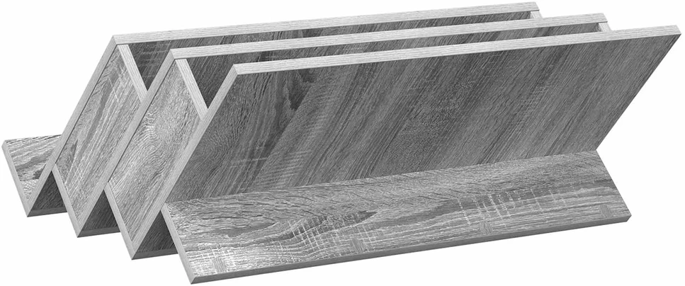 Žurnalų stovas Pilkas Sonoma 65 x 53 x 28,5 cm Apdirbta mediena