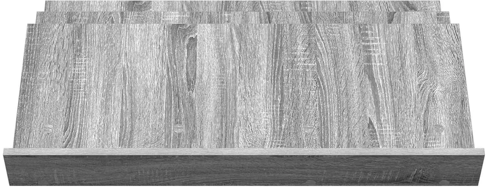 Žurnalų stovas Pilkas Sonoma 90 x 53 x 28,5 cm Apdirbta mediena
