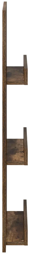 Žurnalų stovas Rūkyta ąžuolas 43 x 11 x 102 cm Apdirbta mediena