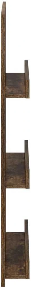Žurnalų stovas Rūkyta ąžuolas 51 x 11 x 102 cm Apdirbta mediena