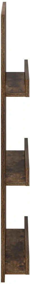 Žurnalų stovas Rūkyta ąžuolas 51 x 11 x 102 cm Apdirbta mediena