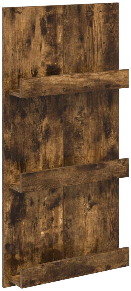 Žurnalų stovas Rūkyta ąžuolas 51 x 11 x 102 cm Apdirbta mediena